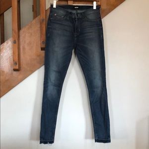 SOLD Dark wash mid rise Hudson jeans